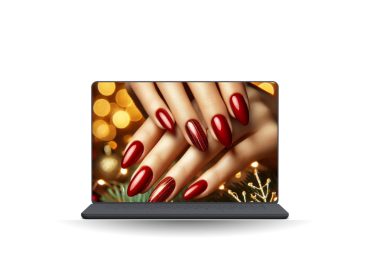 DeLuxe nina nails christmas nails design